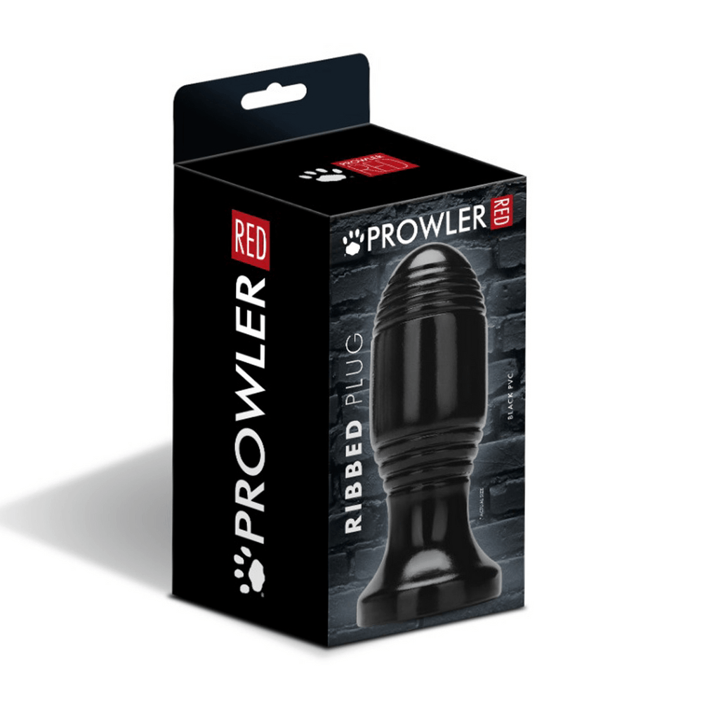Ribbed Buttplug - Zwart - foto 4