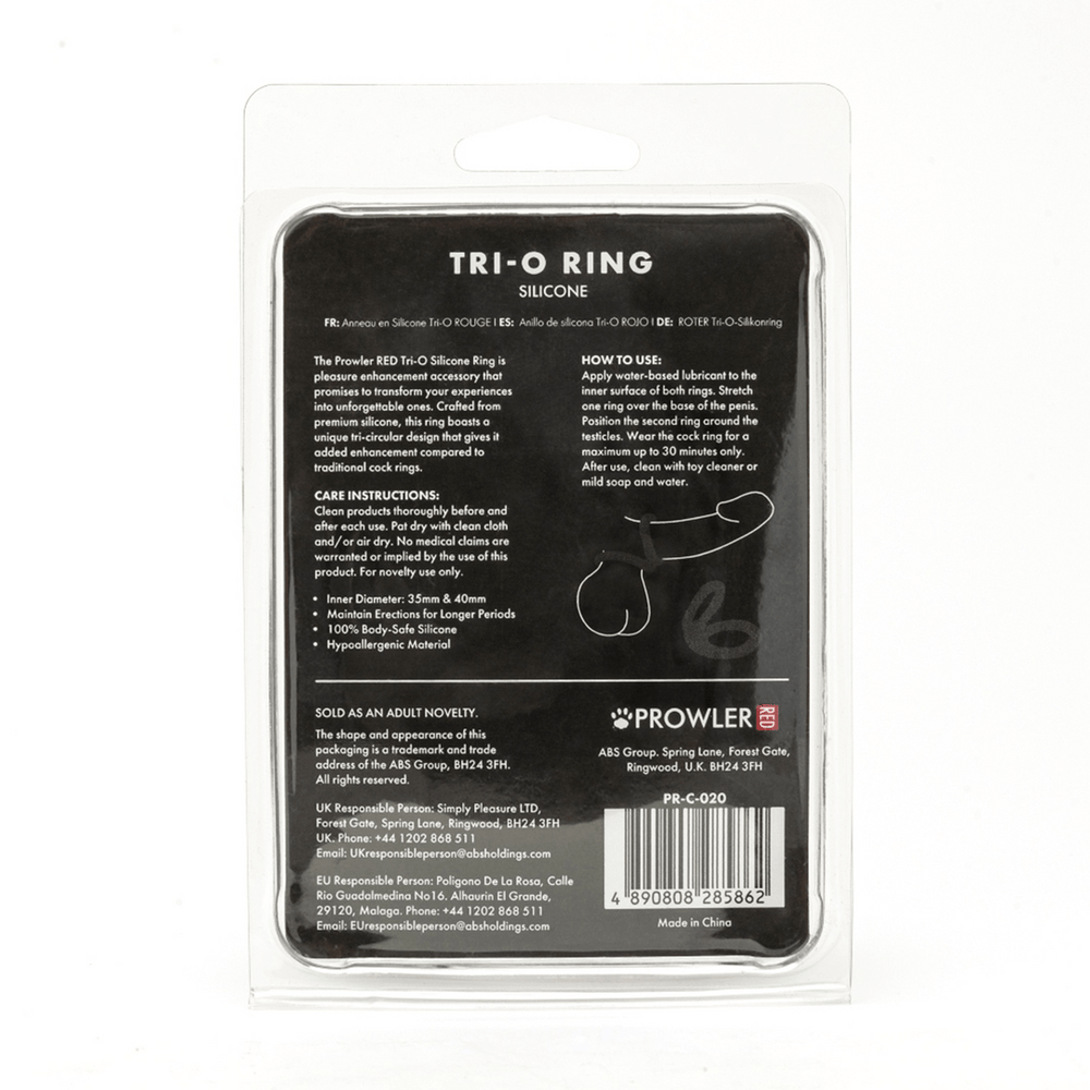 Tri-O Siliconen Ring - Zwart - foto 5
