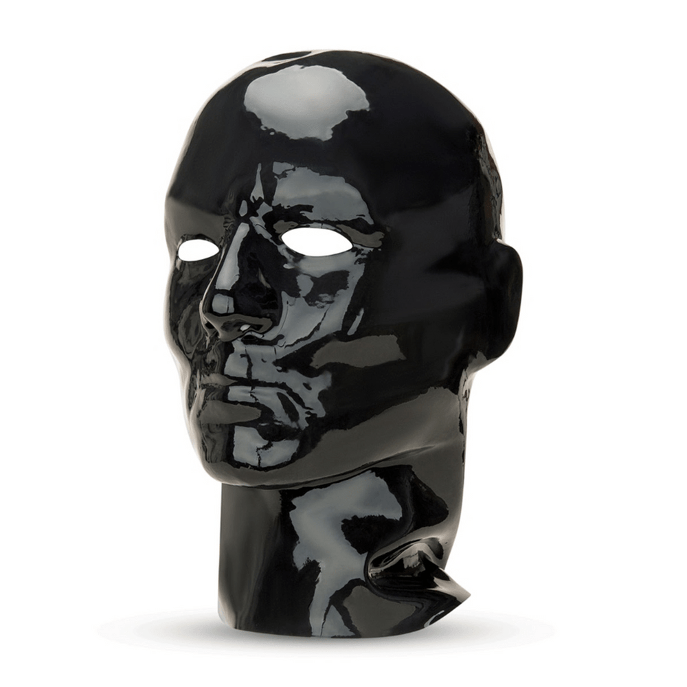 Latex Masker - Zwart - foto 3