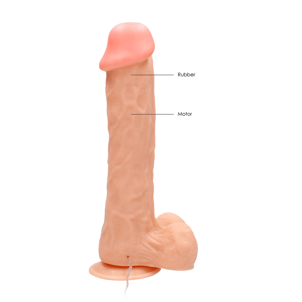 Vibrating Realistic Cock with Scrotum - 11 / 28 cm - foto 20