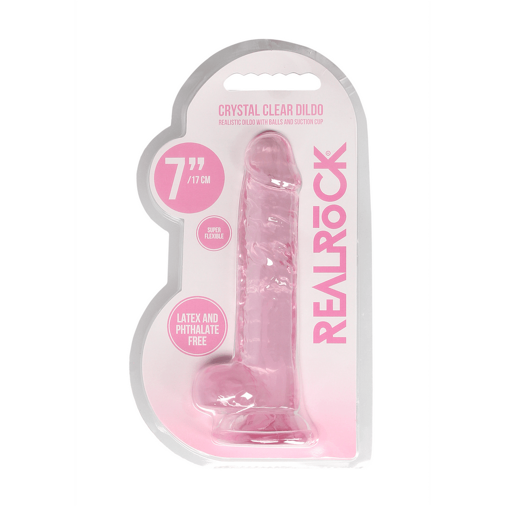 Realistic Dildo with Balls - 7 / 18 cm - foto 3