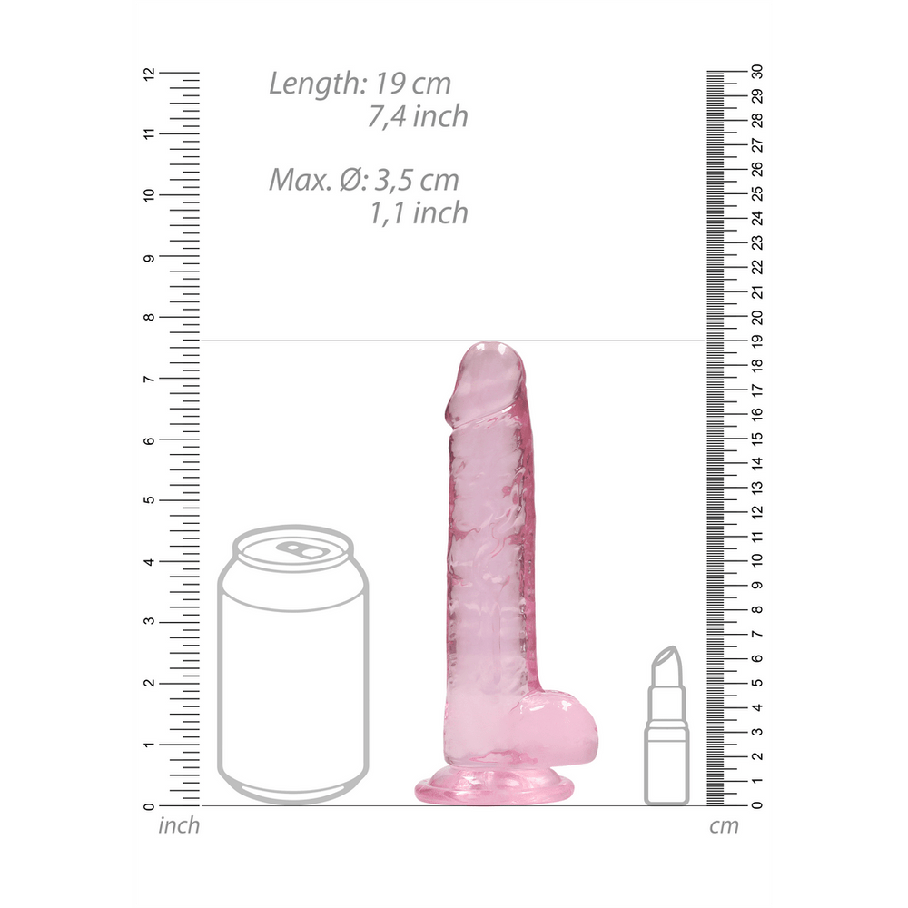 Realistic Dildo with Balls - 7 / 18 cm - foto 7