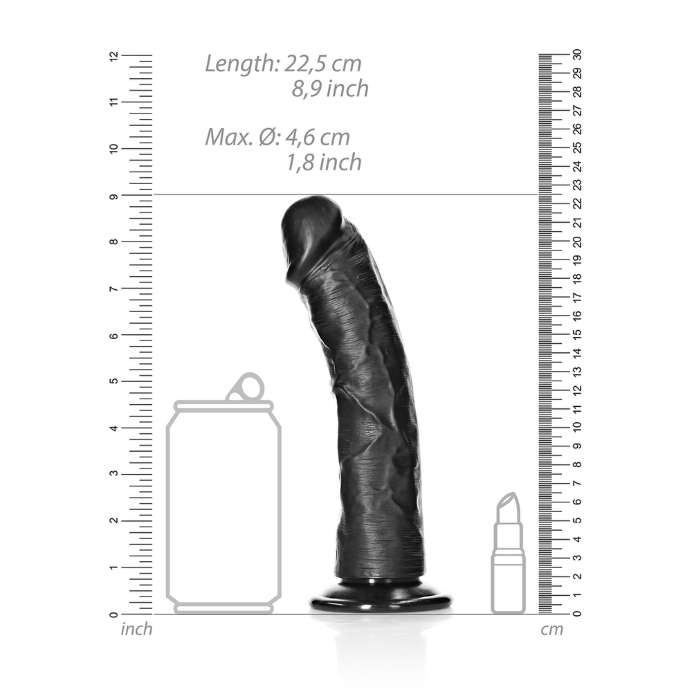 Curved Realistic Dildo with Suction Cup - 8 / 20,5 cm - foto 7
