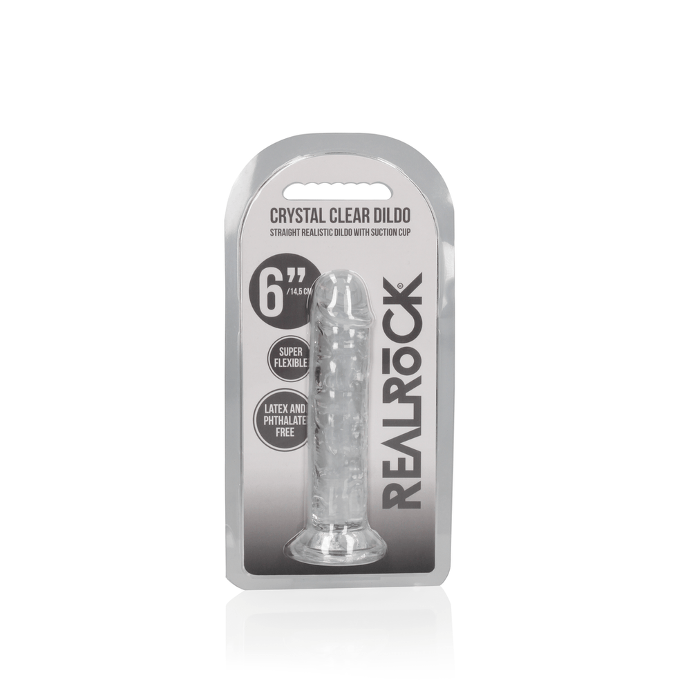 Straight Realistic Dildo with Suction Cup - 6'' / 14,5 - foto 16