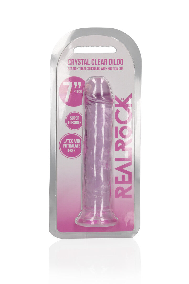 Rechtdoor Dildo met Zuignap - 7'' / 18