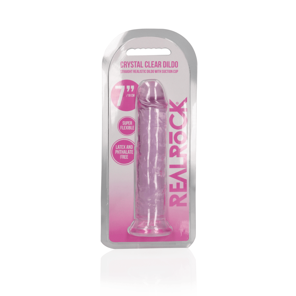 Crystal Straight - Realistische Dildo Met Zuignap - 18 cm - foto 6