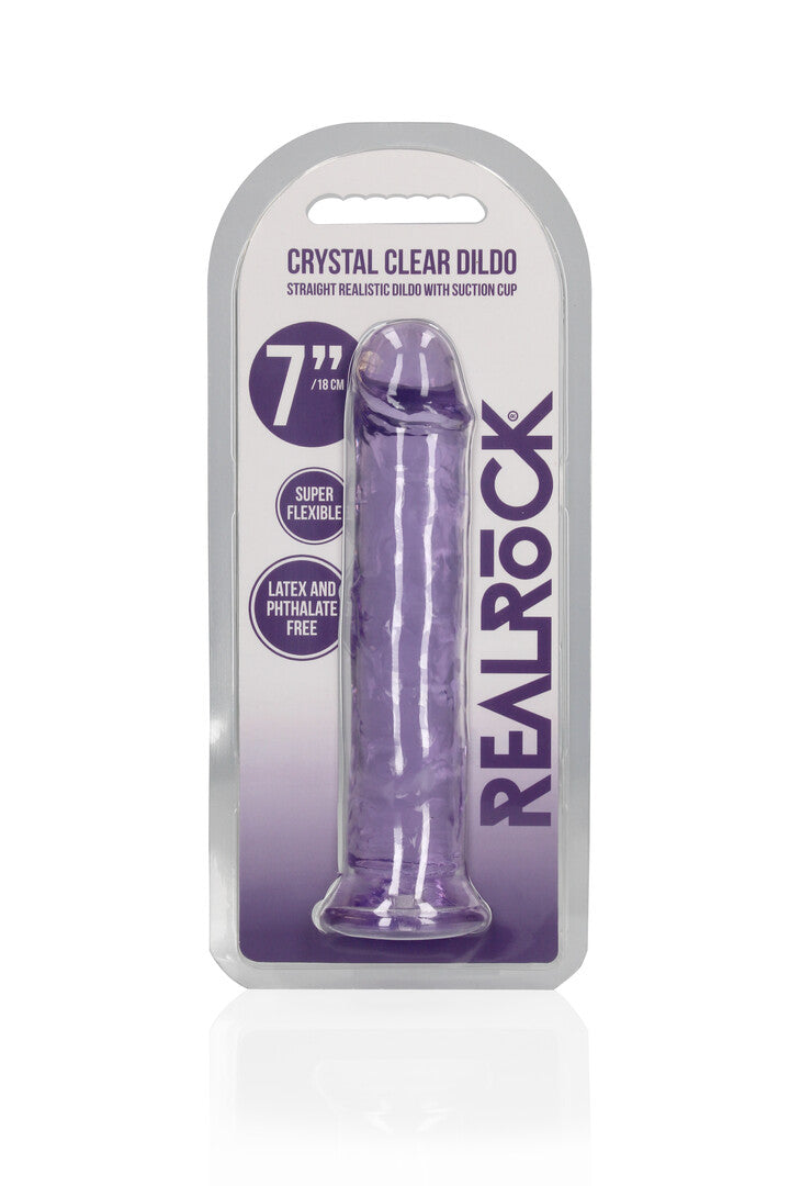 Rechtdoor Dildo met Zuignap - 7'' / 18