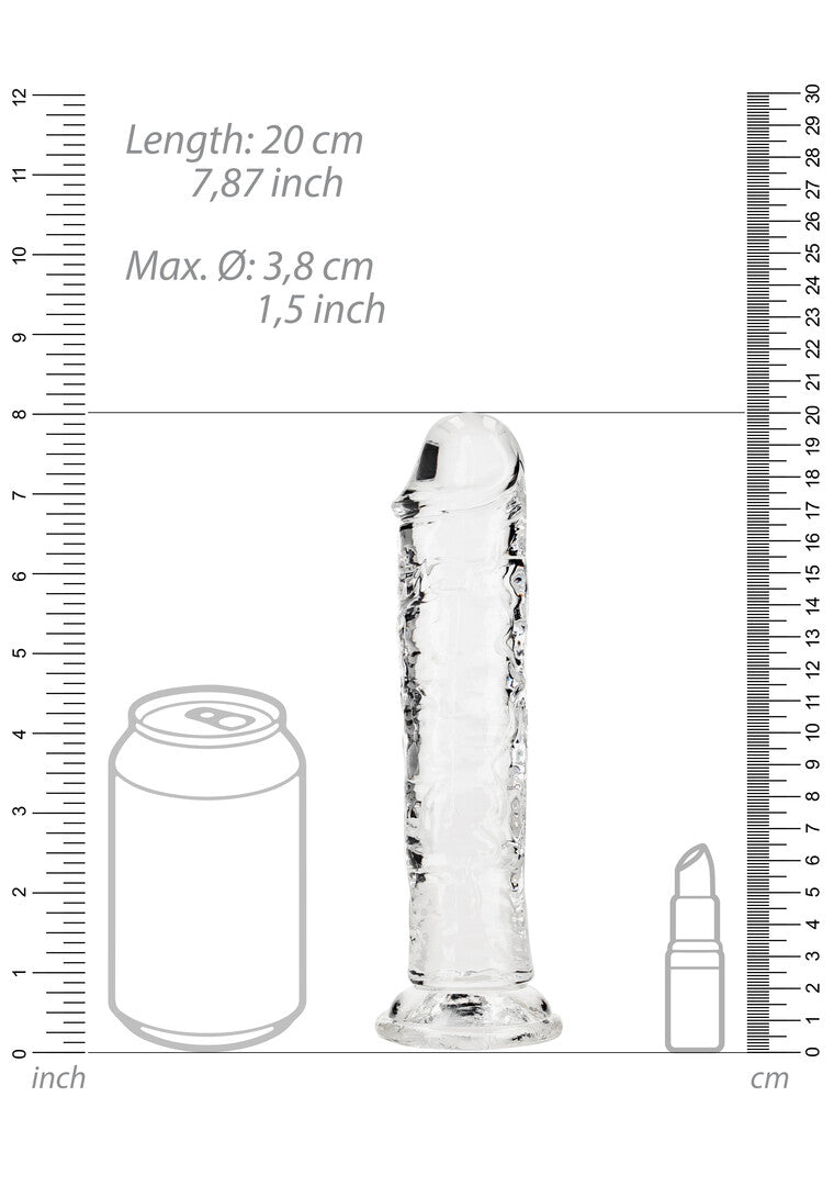 Rechtdoor Dildo met Zuignap - 7'' / 18