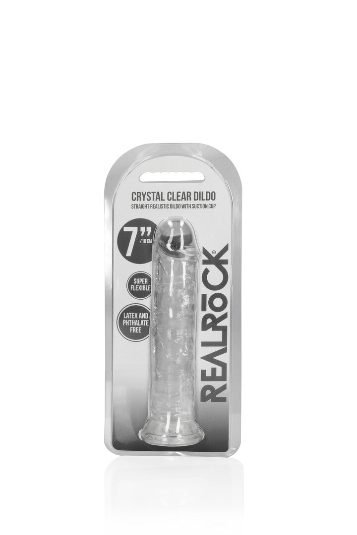 Rechtdoor Dildo met Zuignap - 7'' / 18