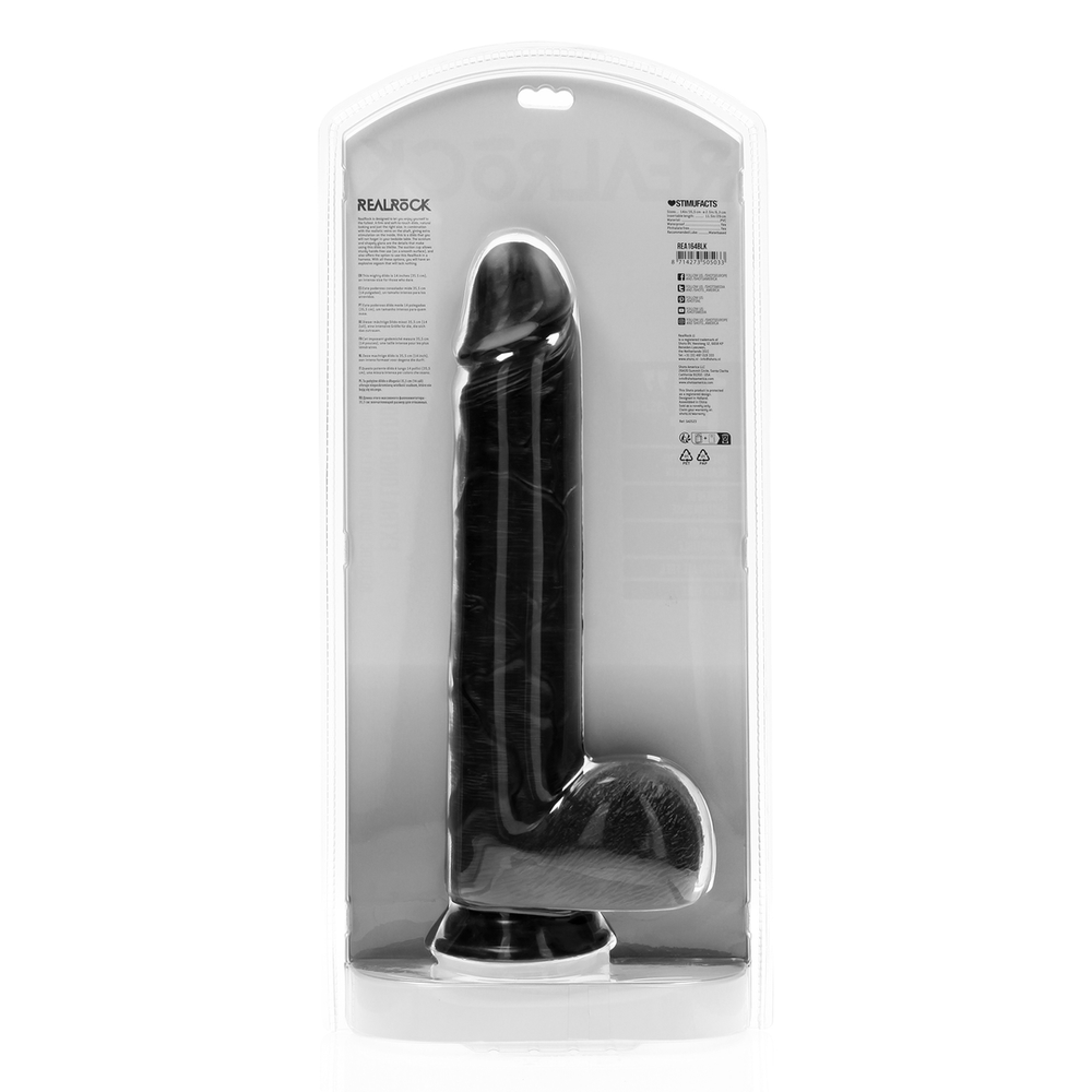 Extra Large - Dildo met Ballen - 35,5 cm - foto 20