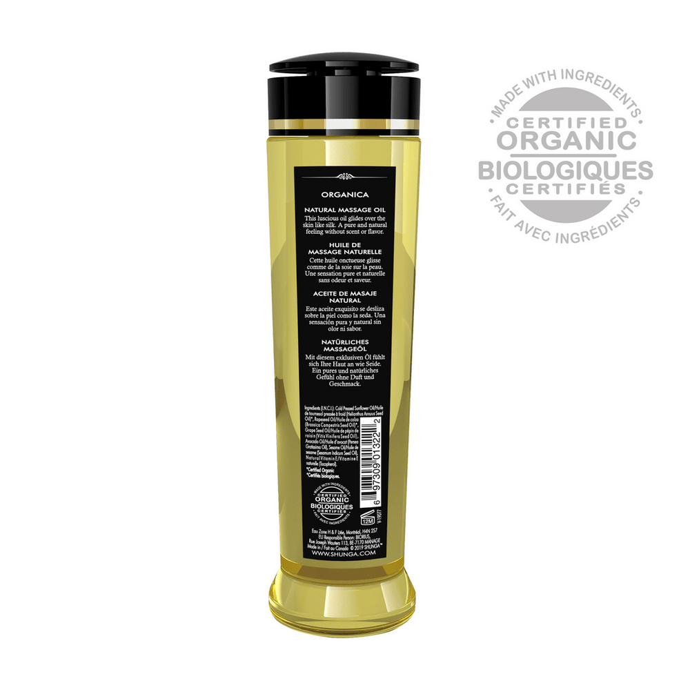 Organica Massageolie - Natural - 240 ml - foto 2