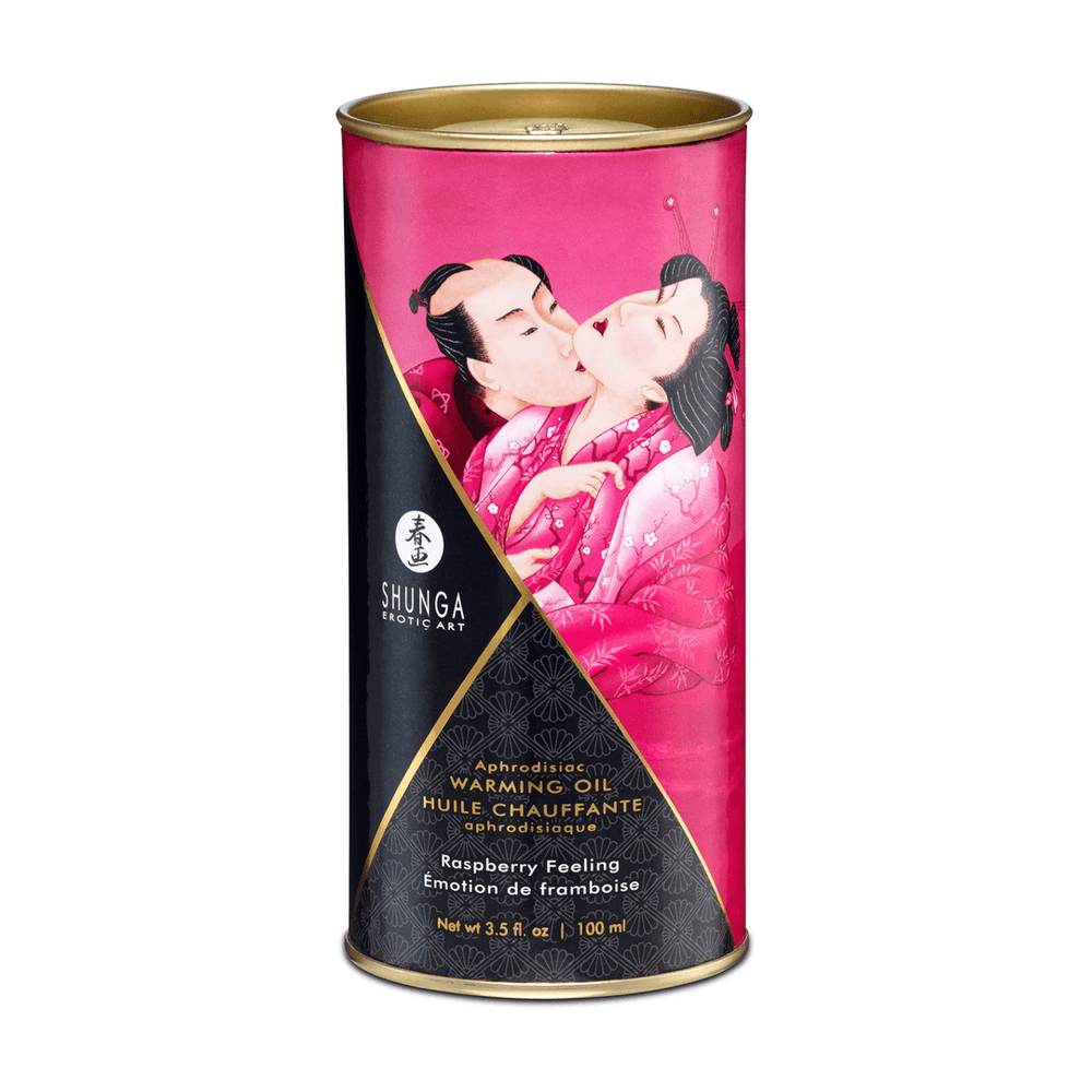 Verwarmende Massageolie - Raspberry Feeling - 100 ml - foto 4