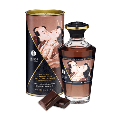verwarmende massageolie chocolade 100 ml