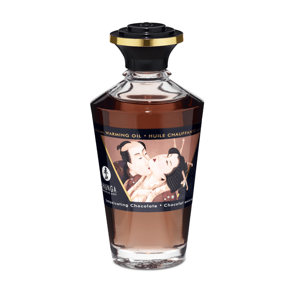 Verwarmende Massageolie - Chocolade - 100 ml - foto 2