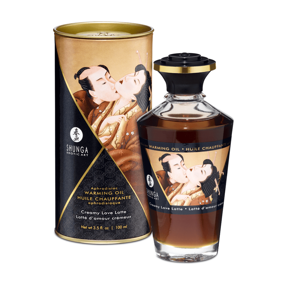 Verwarmende Massageolie - Creamy Love Latte - 100 ml - foto 2
