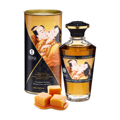 verwarmende massageolie Caramel Kisses