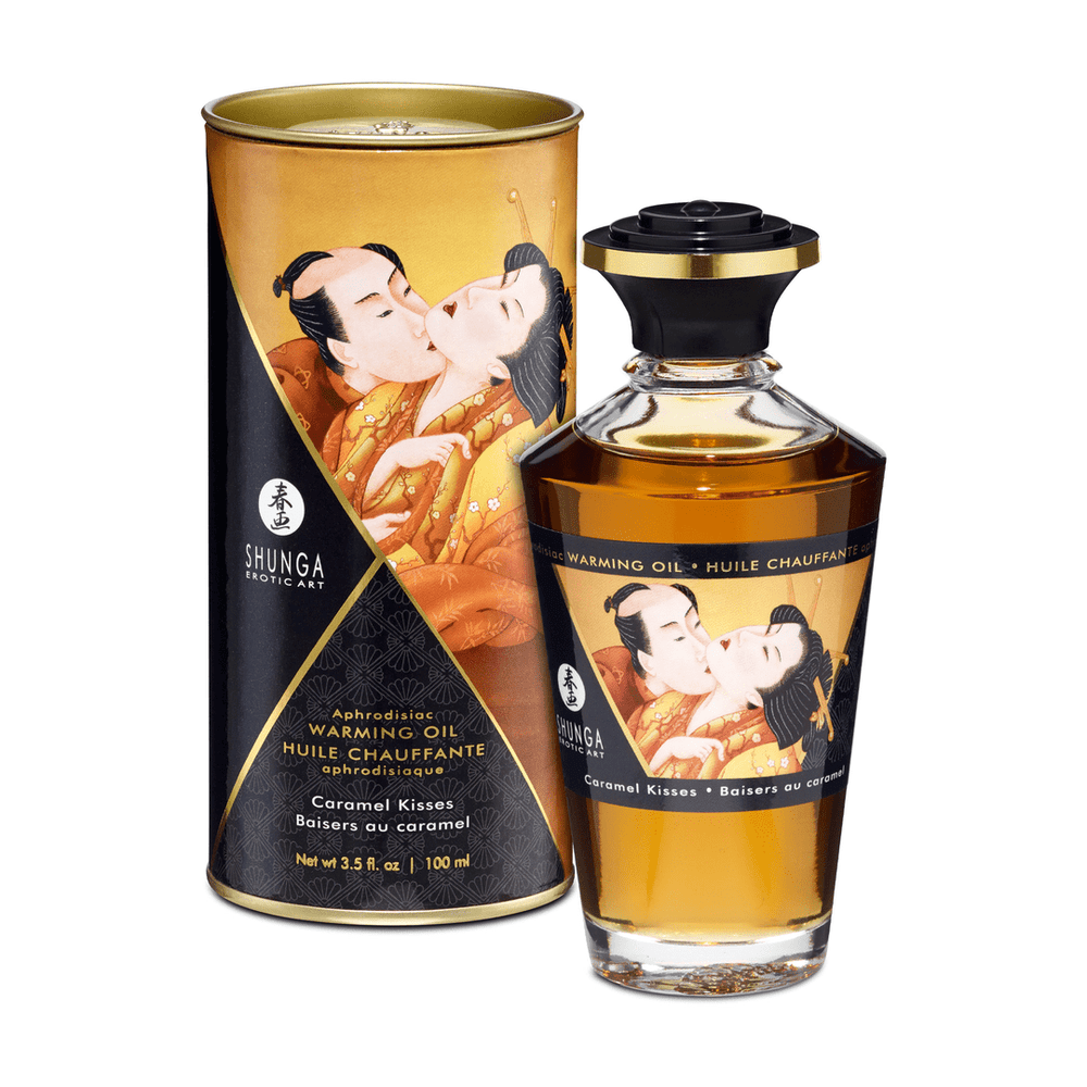 Verwarmende Massageolie - Caramel Kisses - 100 ml - foto 4
