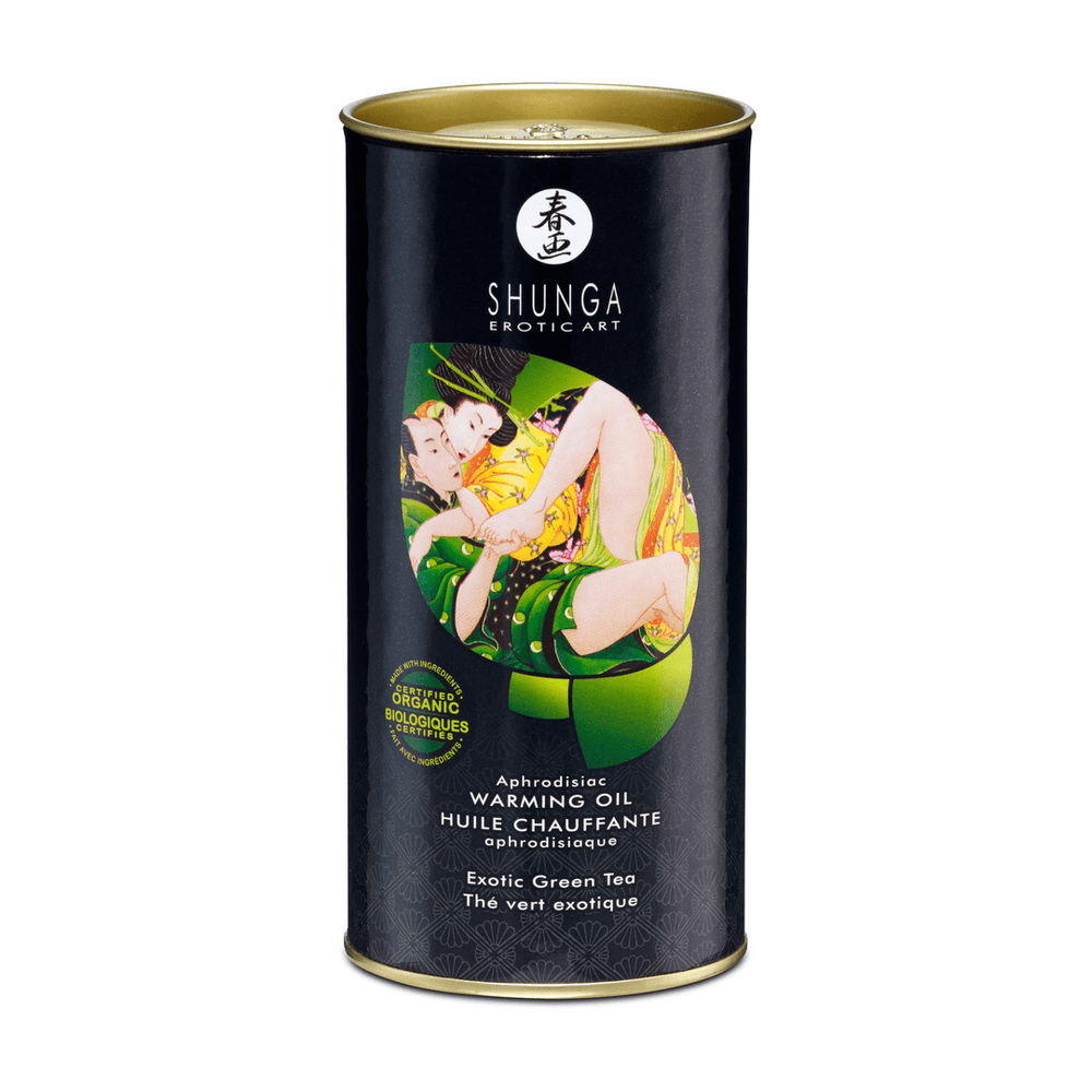 Verwarmende Massageolie - Exotic Green Tea - 100 ml - foto 4