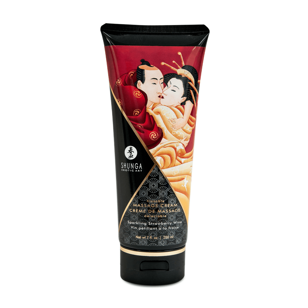 Kissable Massage Cream - Sparkling Strawberry Wine - 200 ml - foto 2