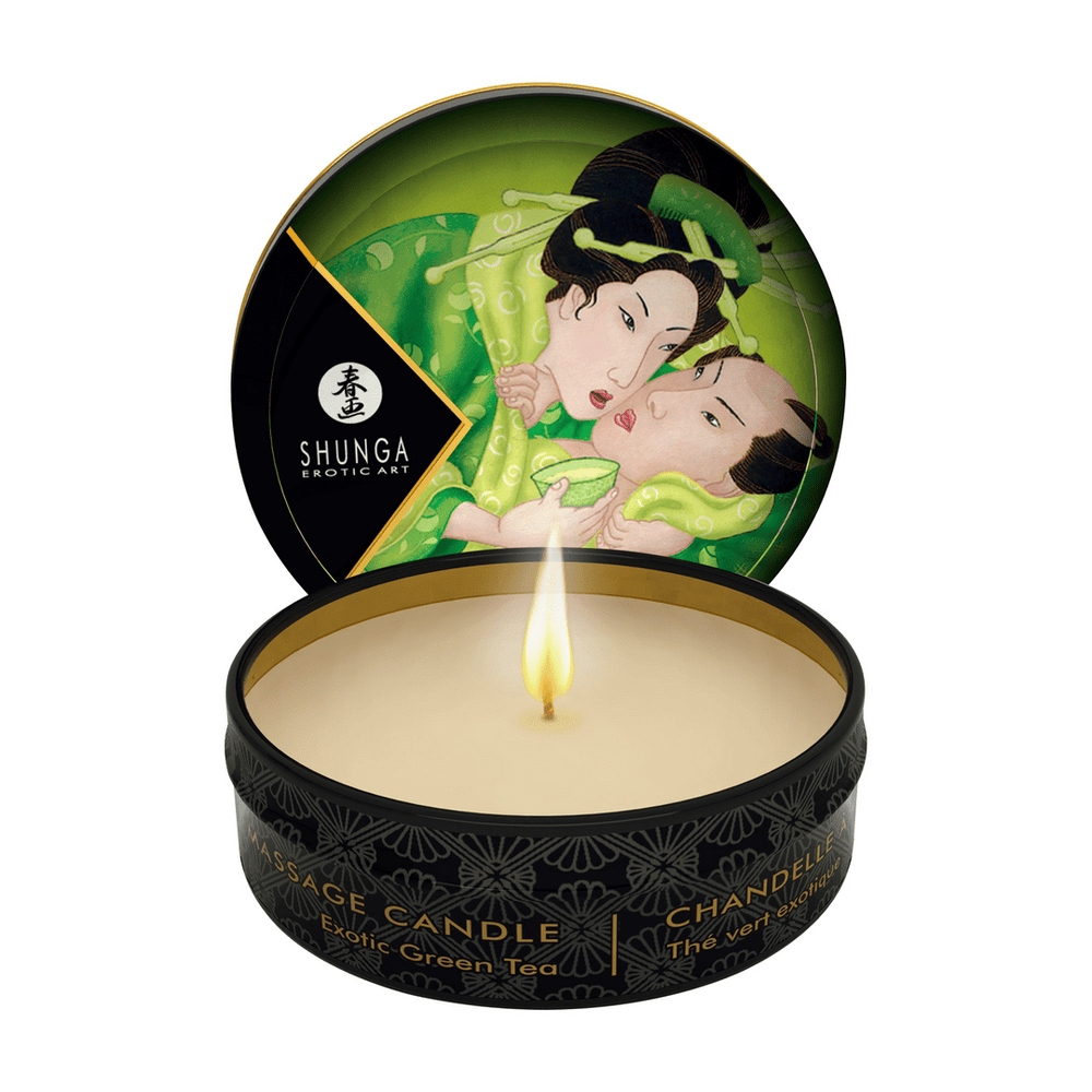 Mini Massage Kaars - Exotic Green Tea - 30 ml - foto 2