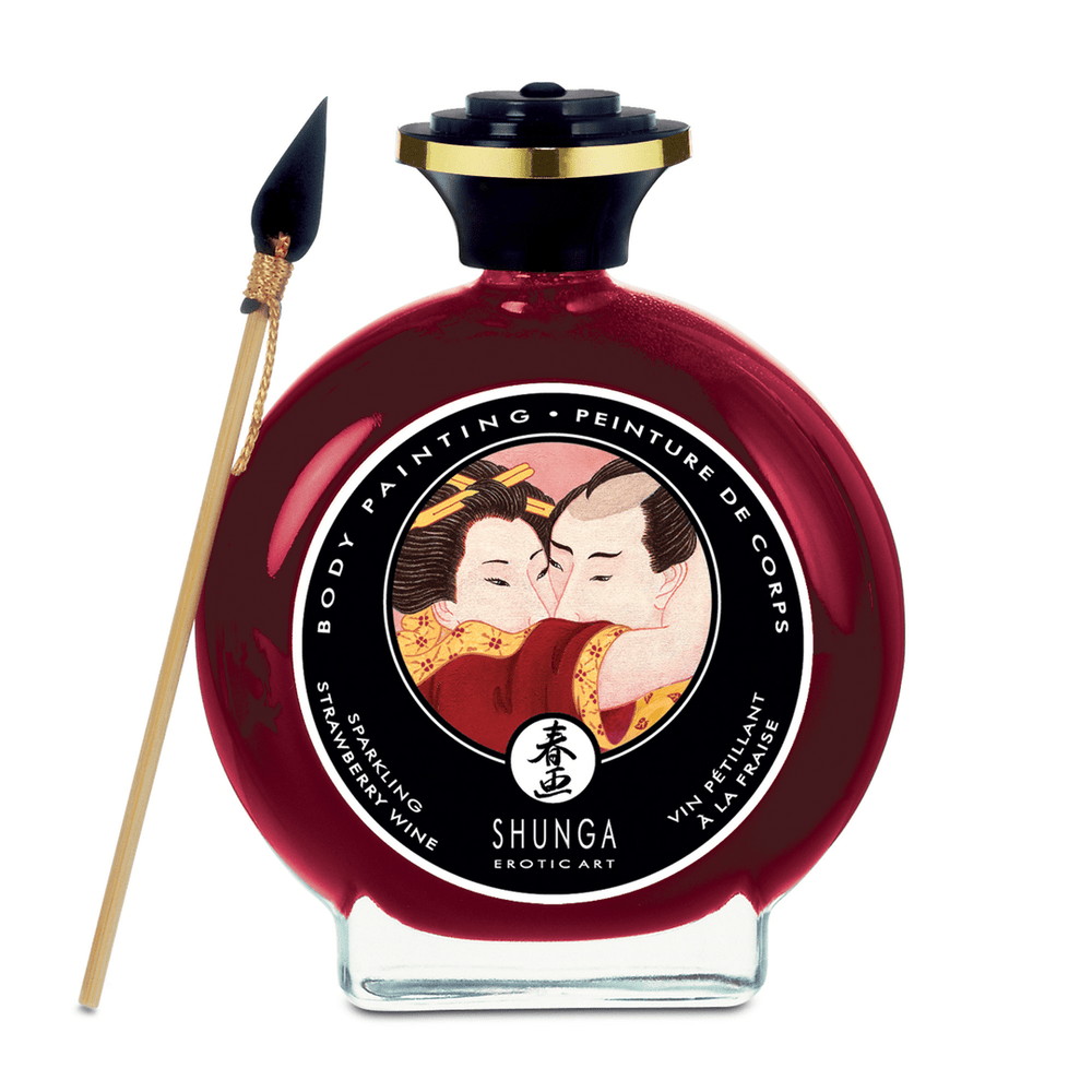 Edible Body Paint - Strawberry Sparkling Wine - 100 ml - foto 2