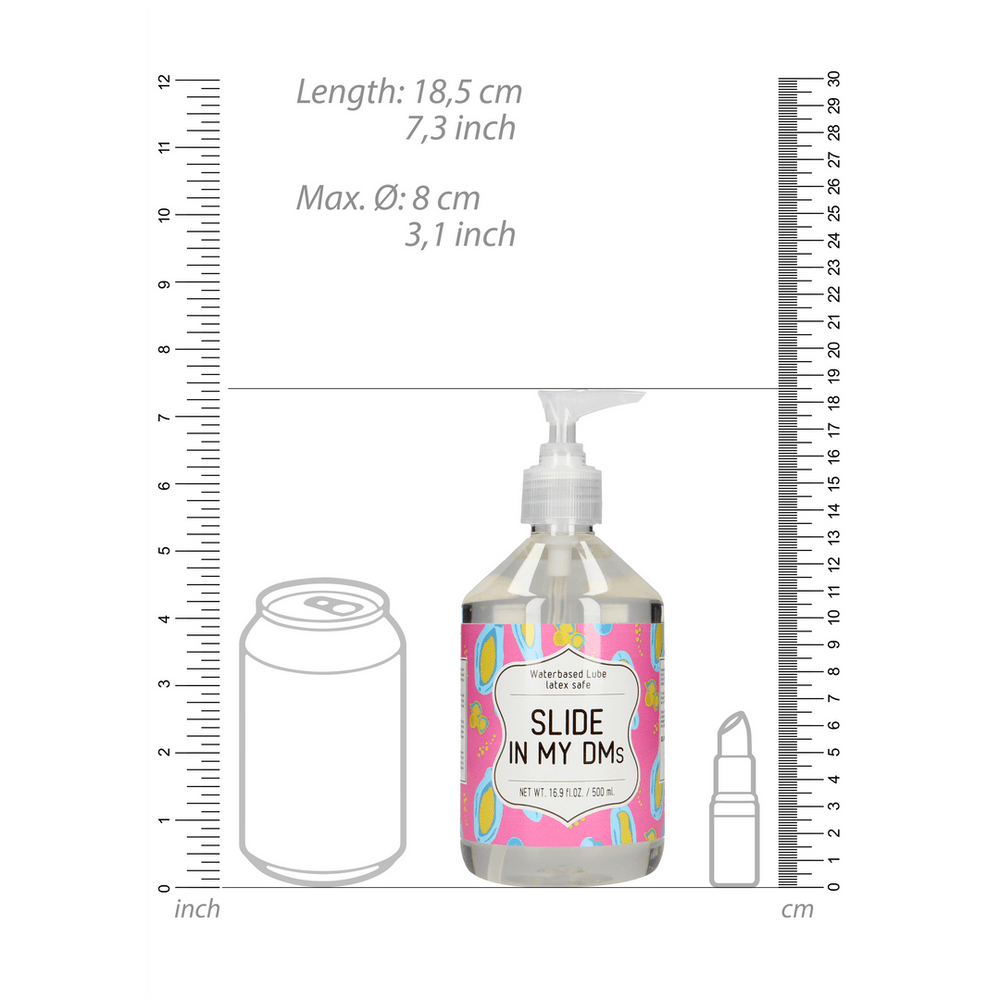 Slide In My DMs - Glijmiddel - 500 ml - foto 5