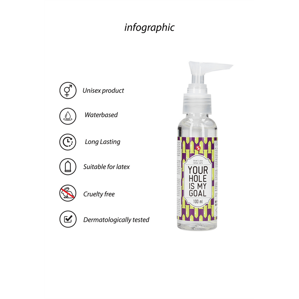 Your Hole Is My Goal - Anaal Glijmiddel - 100 ml - foto 4
