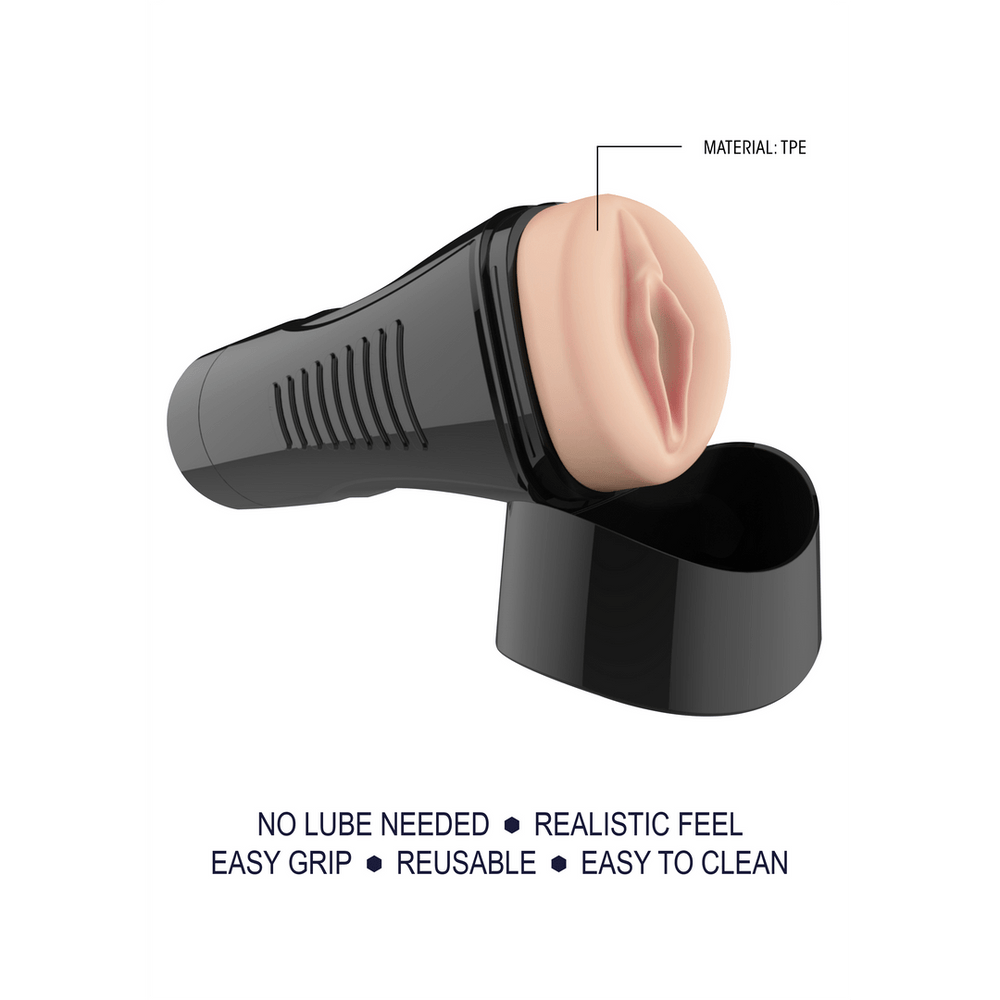 Easy Grip - Zelfsmerende Vagina Masturbator - foto 8