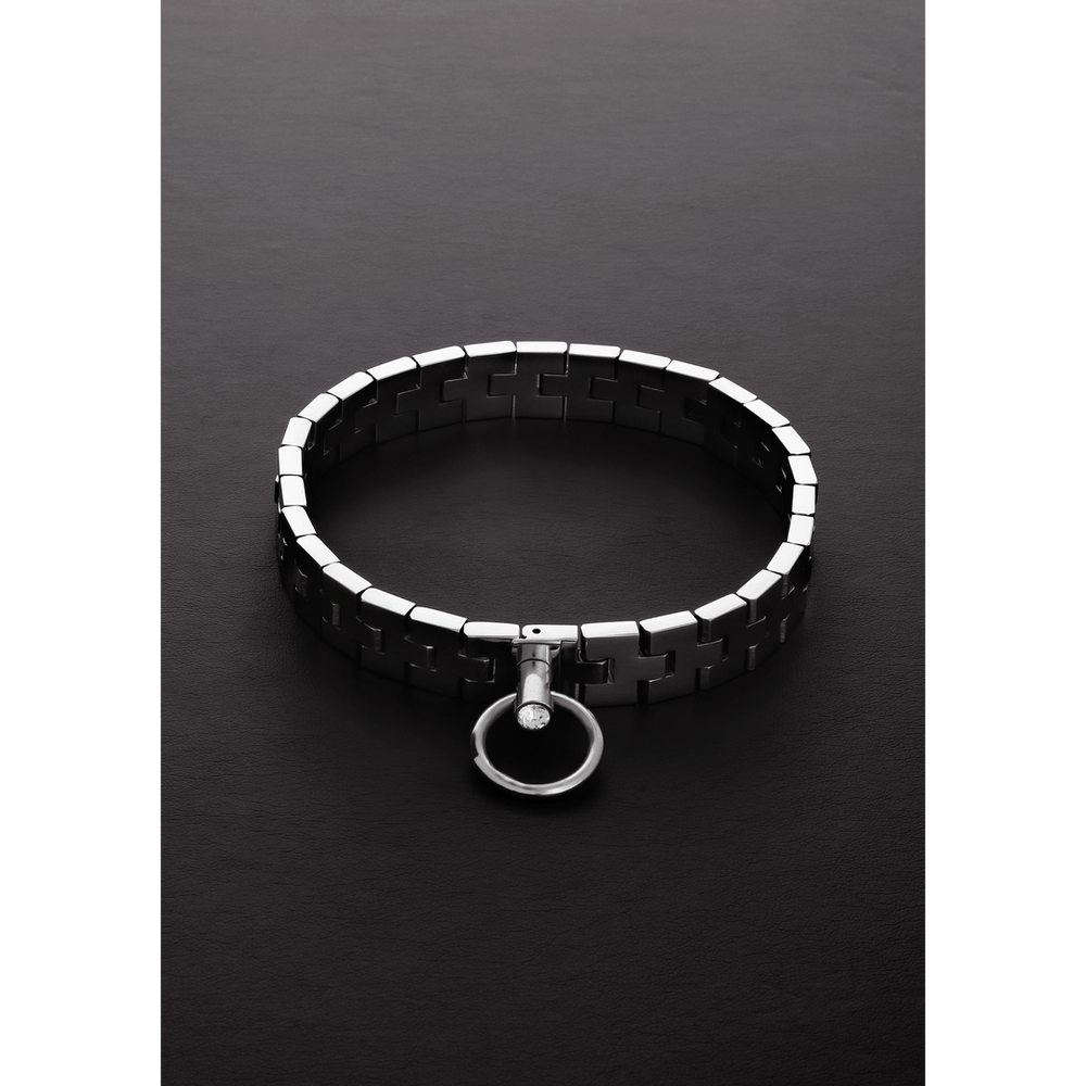 Watchband Collar with Lock - 17 / 43 cm