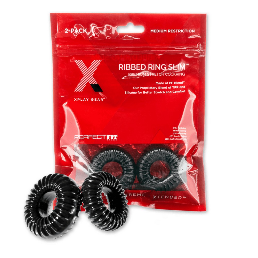 PerfectFitBrand - Ribbed cockring - 2-pack - foto 2