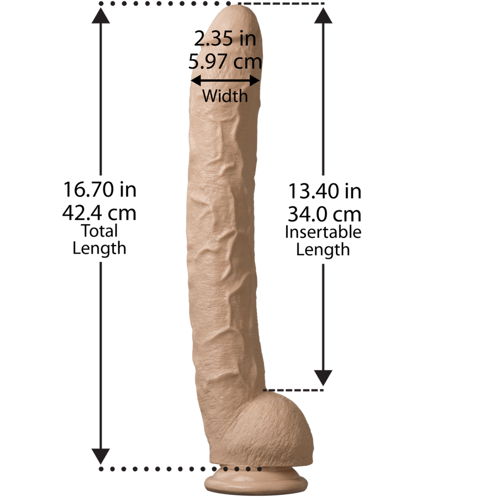 Dick Rambone Cock - Dildo - 42 cm - foto 5