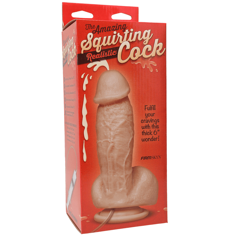 Spuitende Realistische Dildo - 18 cm - foto 2