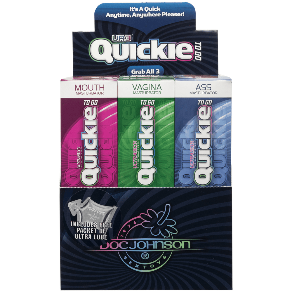 Quickies To Go Masturbators - 12 Stuks - foto 2