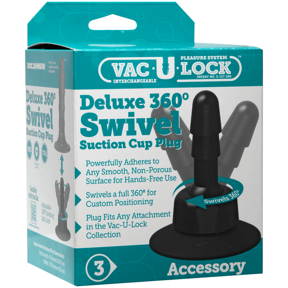 Vac-U-Lock Deluxe 360° - Swivel Suction Cup Plug - foto 3