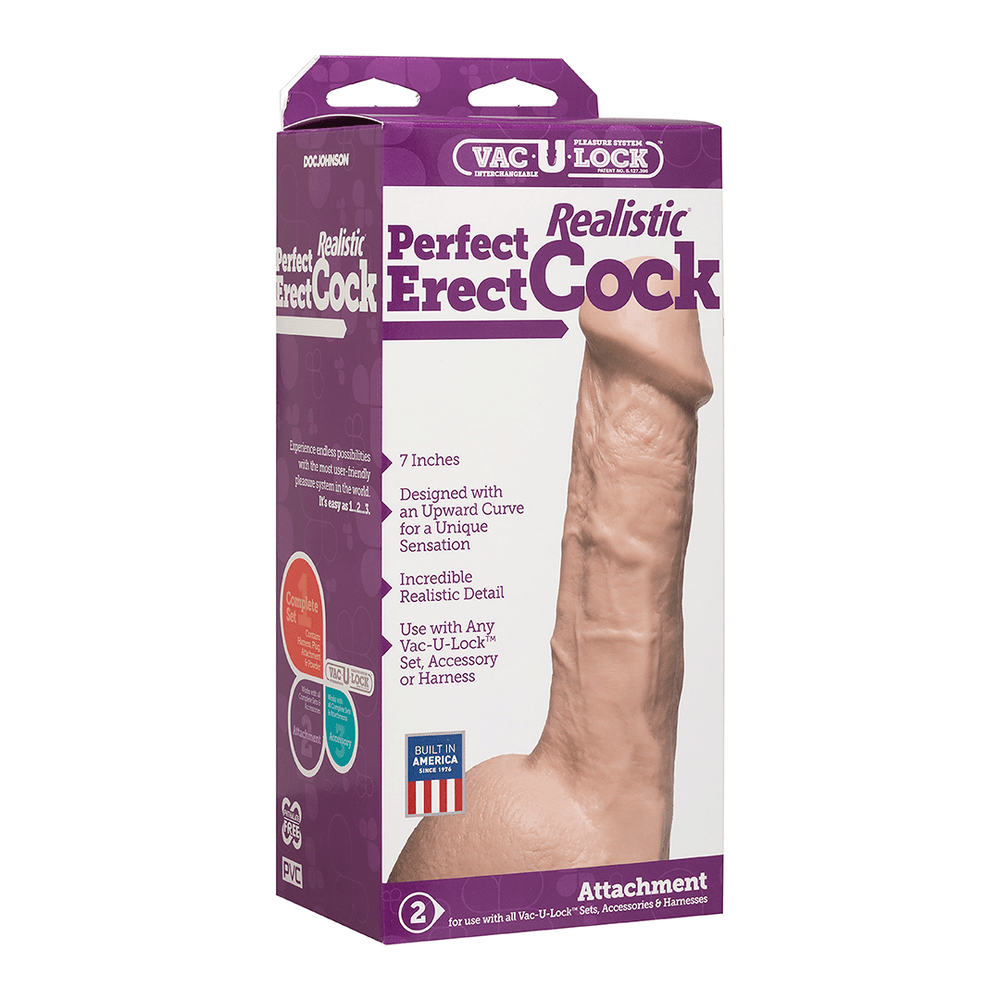 Perfectly Erect - Realistic Cock - 17,8 cm - foto 2