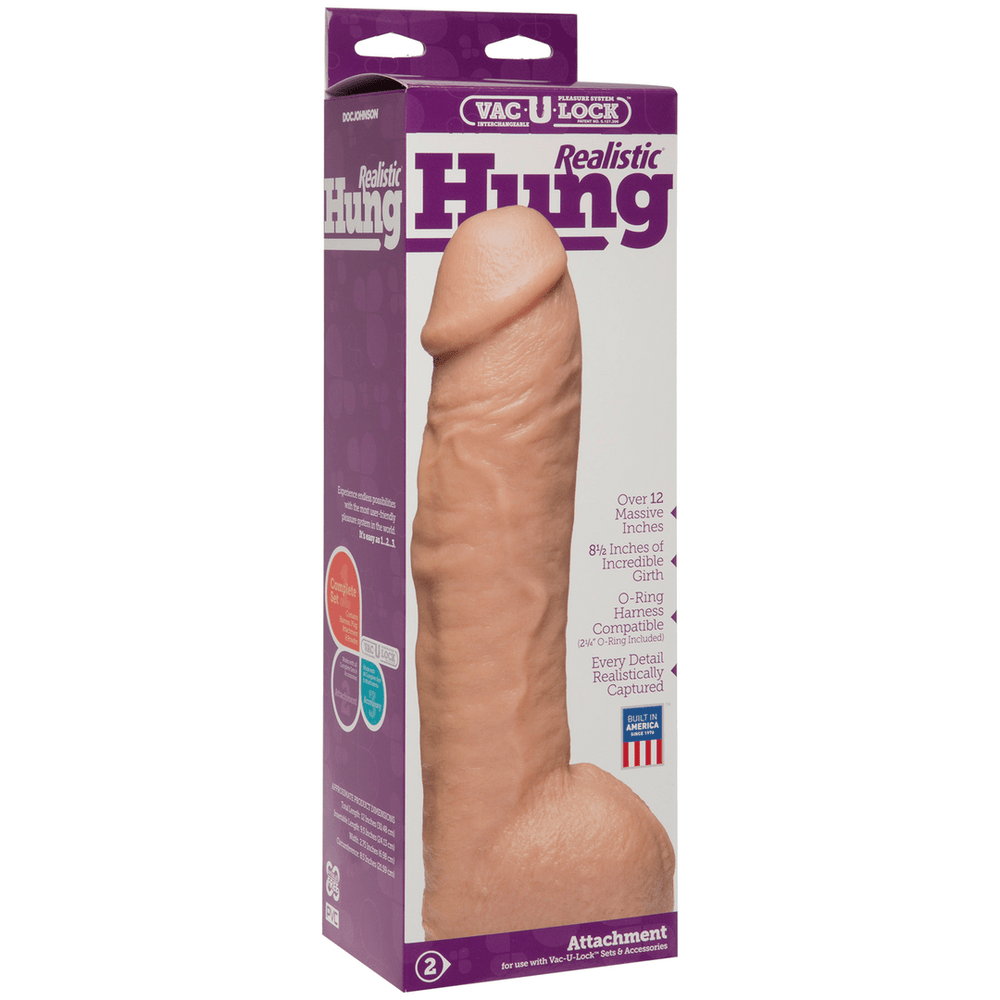 Realistic Hung - Realistic ULTRASKYN Dildo - 32 cm - foto 3