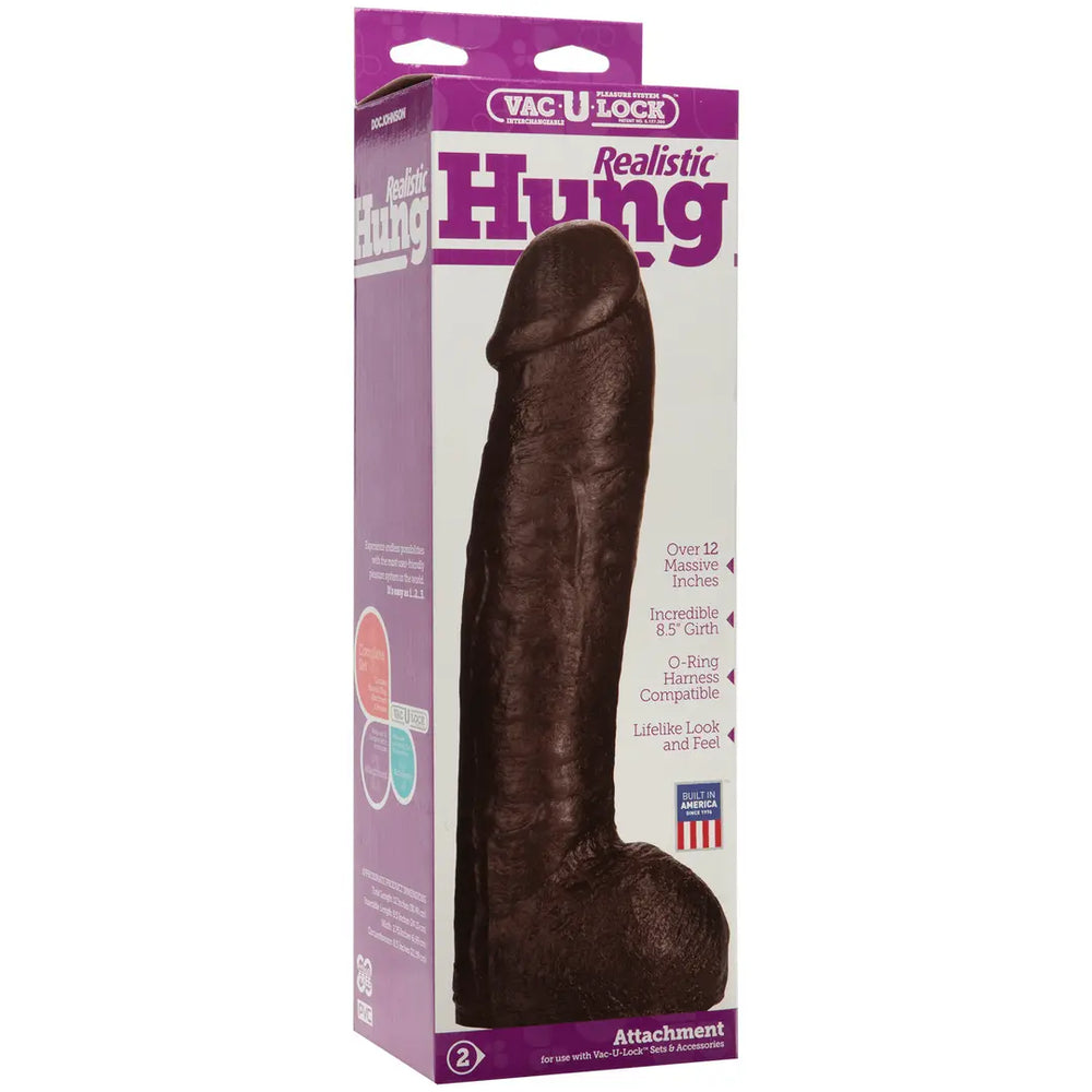 Realistic Hung - Realistic ULTRASKYN Dildo - 32 cm - foto 3
