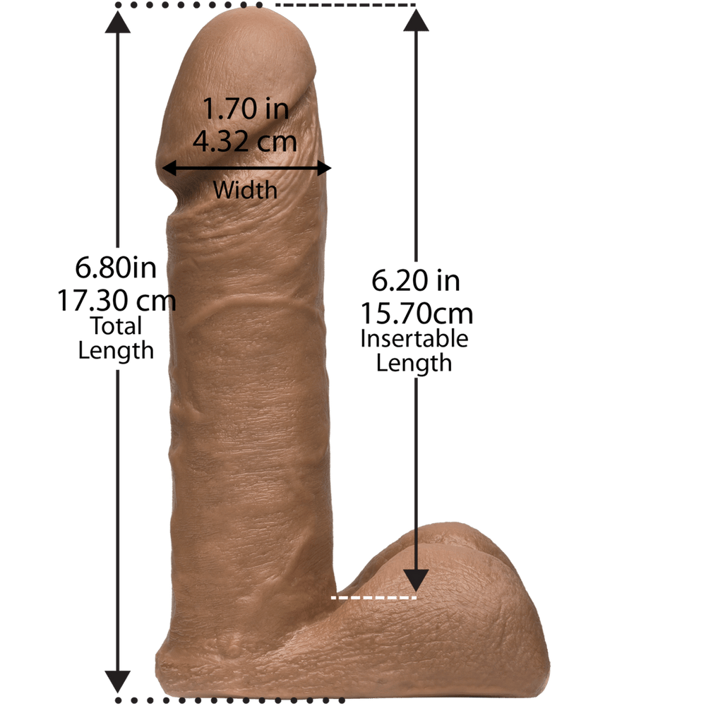 Doc Johnson - UR3 Cock - 16 cm - Bruin - foto 2