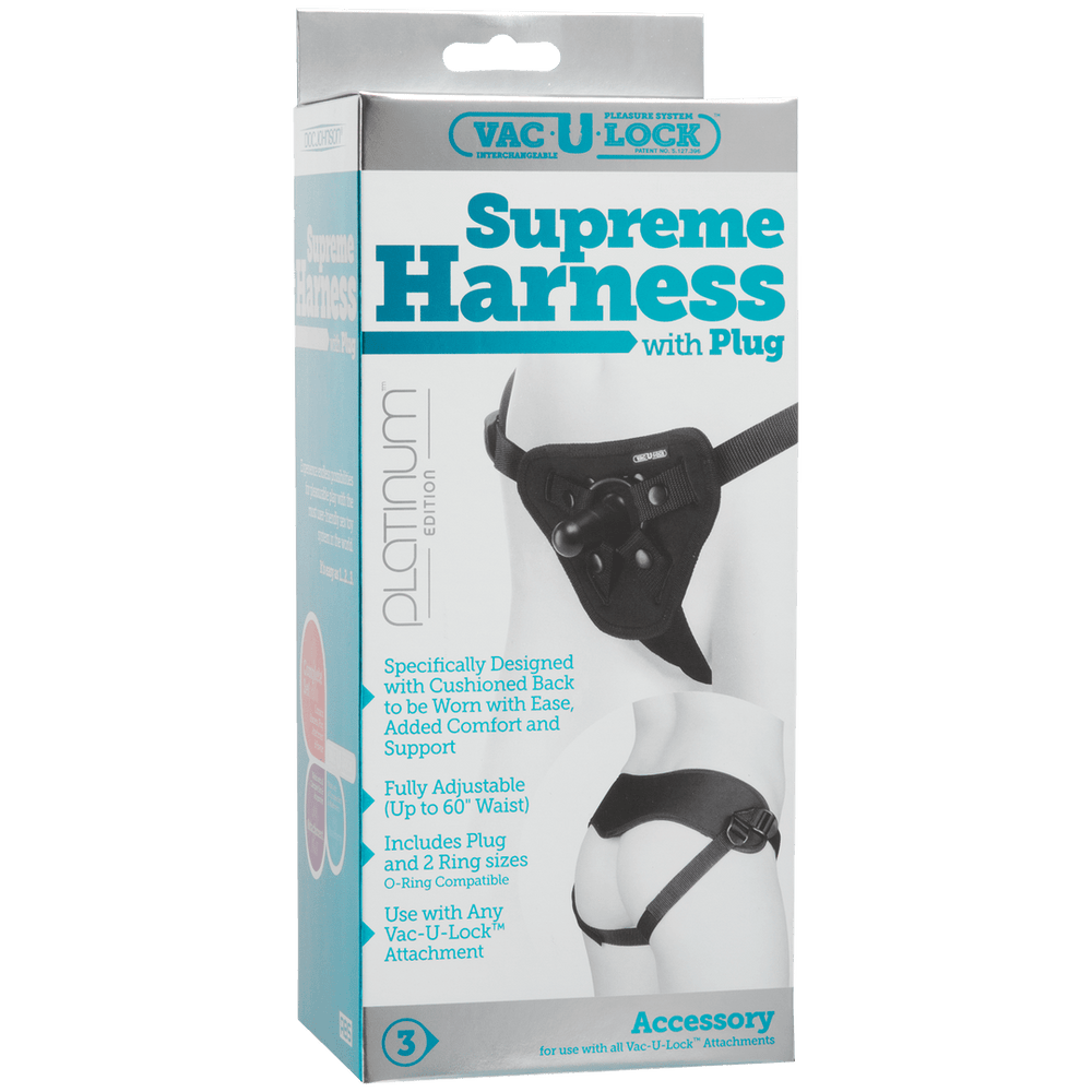 Platinum Supreme Harnas met Plug - foto 3
