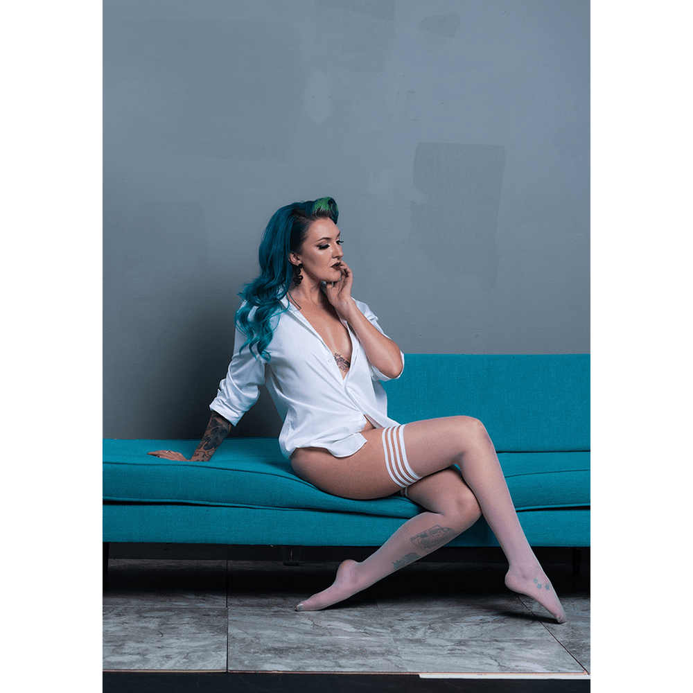 Ashley - Thigh High - D - White - foto 4