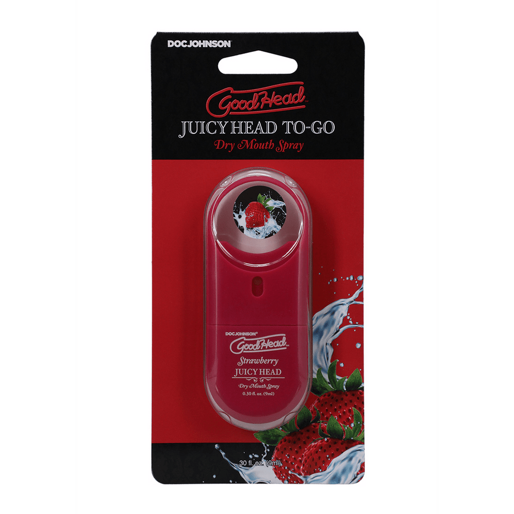 Juicy Head - Dry Mouth Blowjob Spray - Aardbei - 9 ml - foto 3