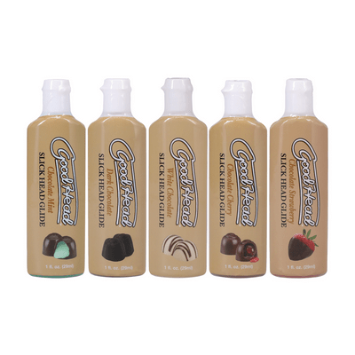 Slick Head Glide - chocolade glijmiddel - 5 Pack - 1 fl oz / 29 ml