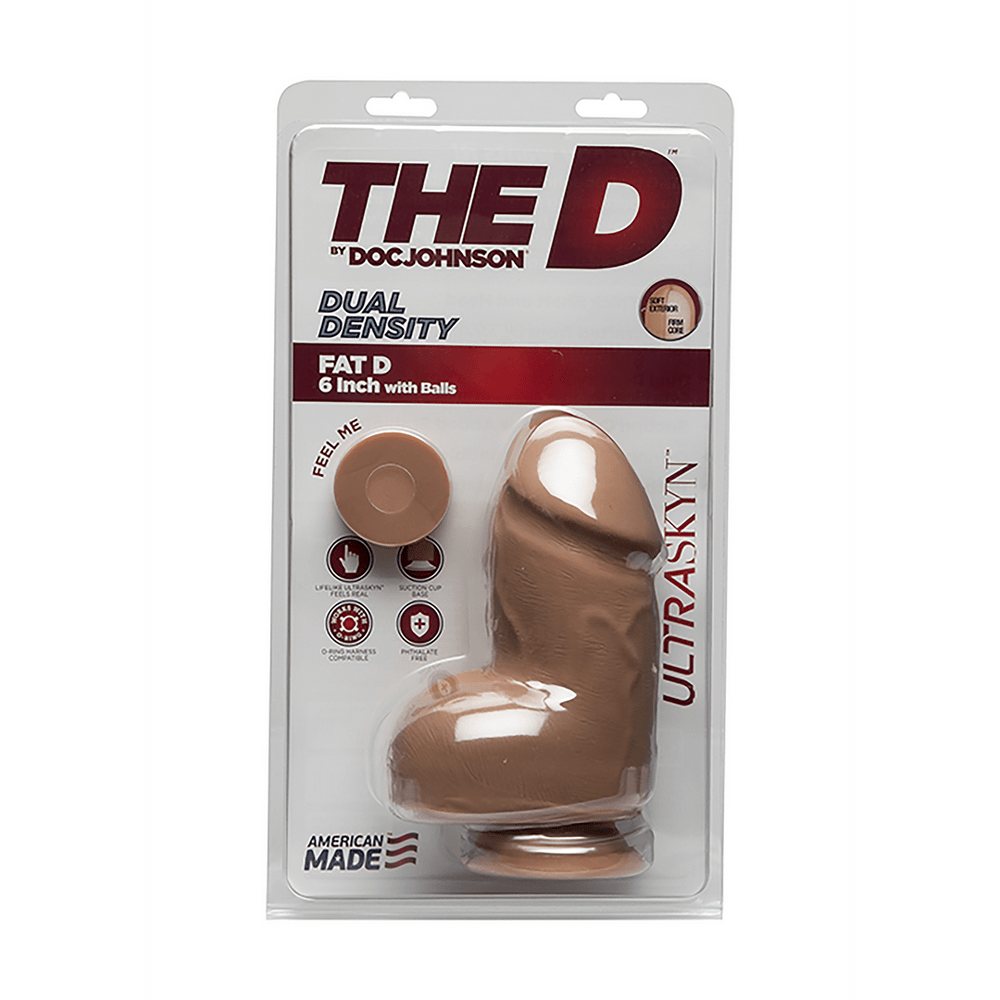 Fat D - Realistic ULTRASKYN Dildo with Balls - 6 / 15 cm - foto 3