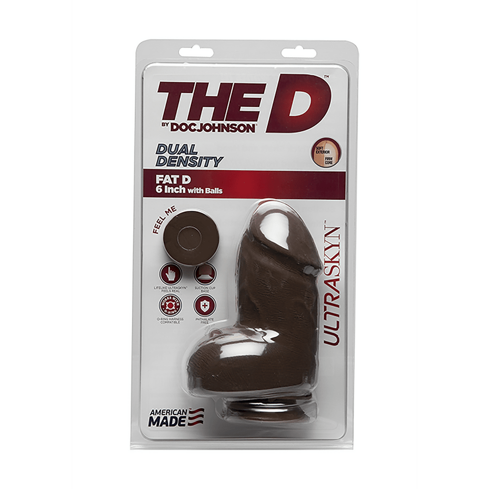 Fat D - Realistic ULTRASKYN Dildo with Balls - 6 / 15 cm - foto 10