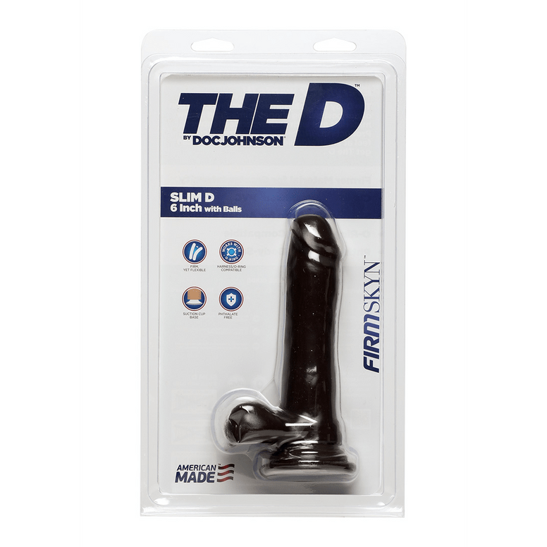 Slim D - Realistische Dildo Met Ballen - 15 cm - foto 6