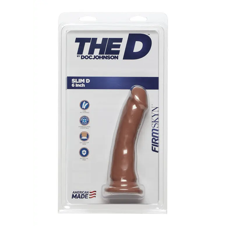 Slim D - Realistic FIRMSKYN Dildo - 7 / 17 cm - foto 2