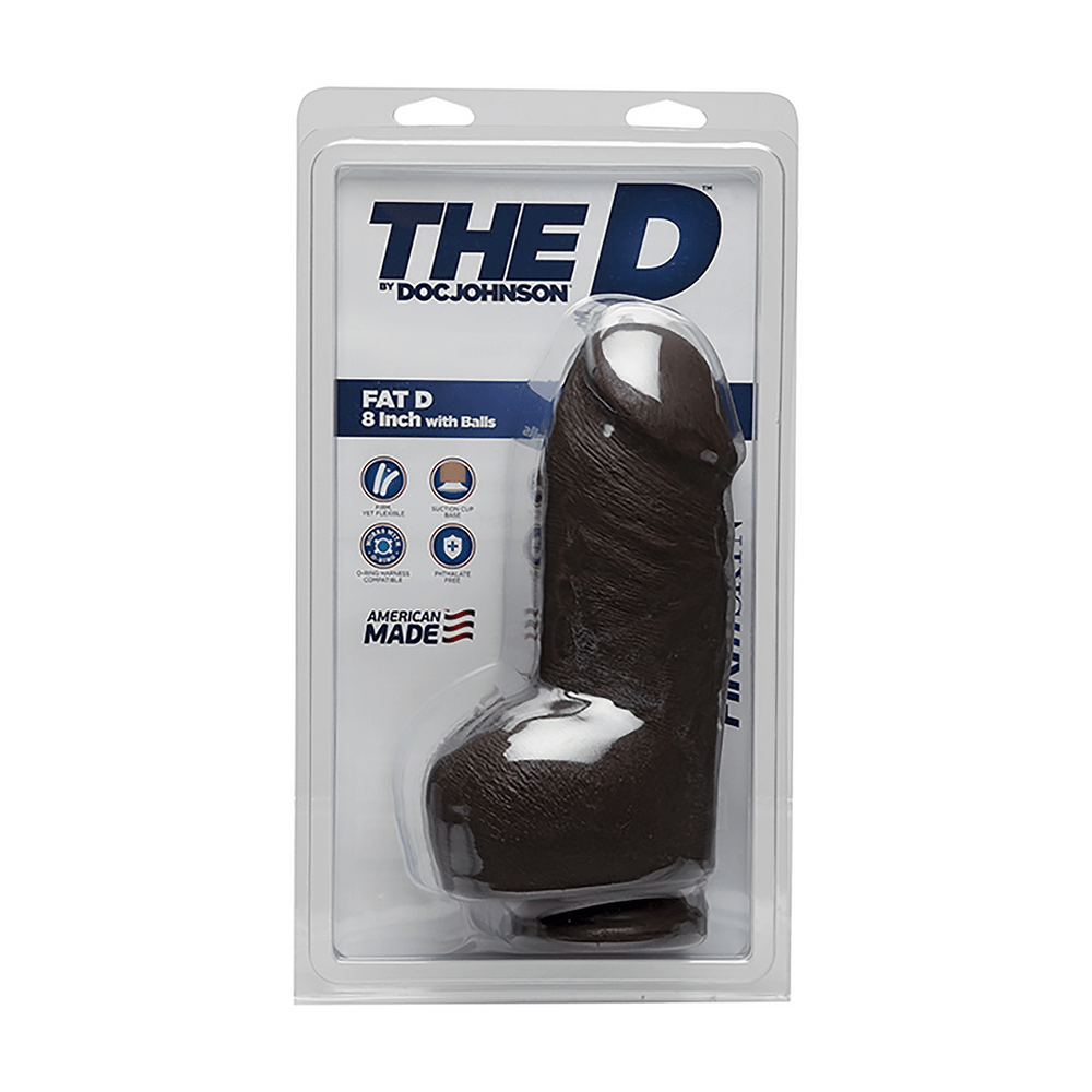 Fat D - Realistic FIRMSKYN Dildo with Balls - 8 / 20 cm - foto 5