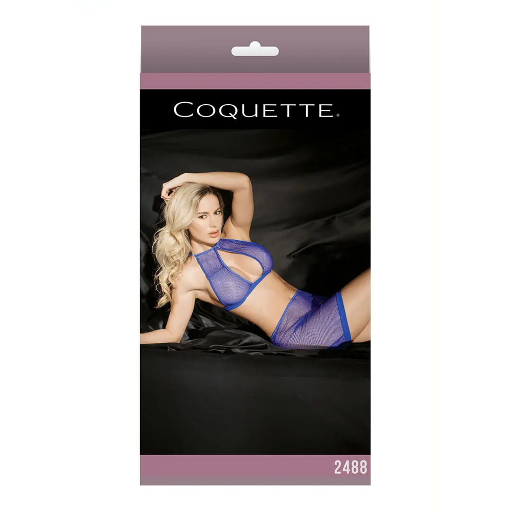 Coquette - Visnet haltertop en rok - foto 3