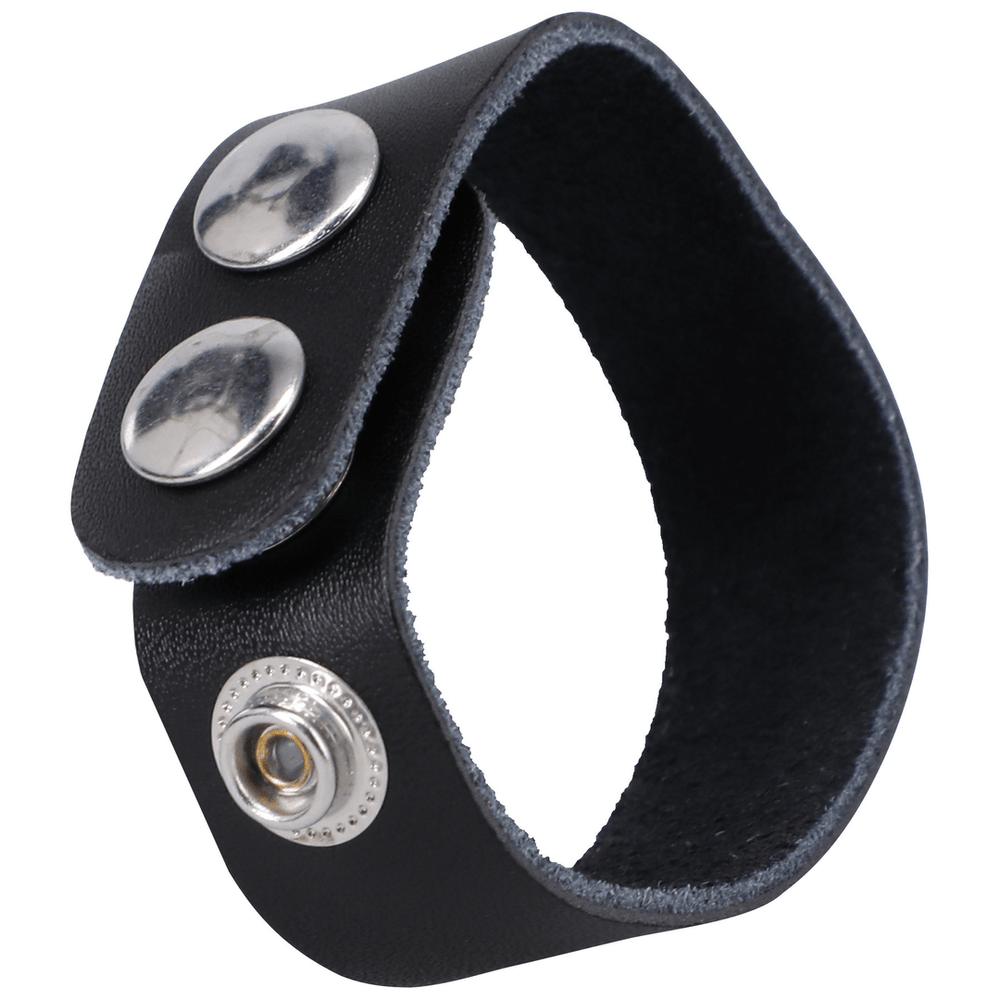 The Leather 3 Snap - Leather Cockring - foto 2