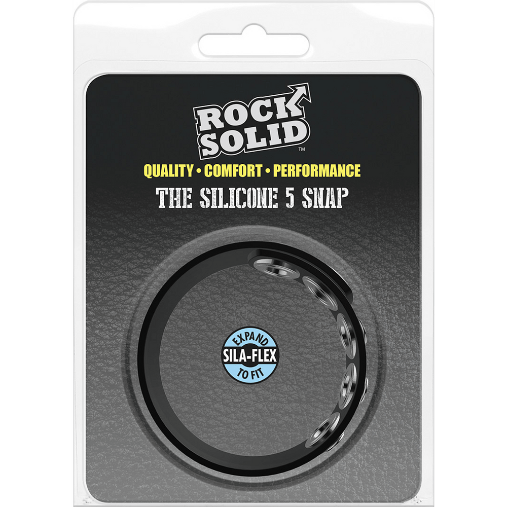 The Siliconen 5 Snap - Cockring - foto 4